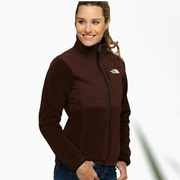 The North Face Denali Fleece Size Small Brown Polartec Full Zip Sz S - Picture 9 of 9